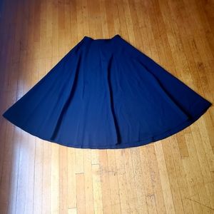 Long circle skirt